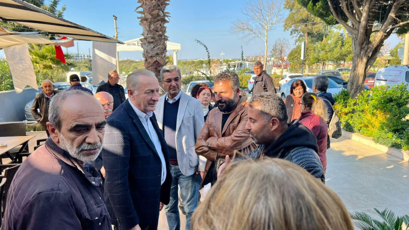 BAŞKAN ATABAY DİDİM’E GELEN DEPREMZEDELERİ ZİYARET ETTİ