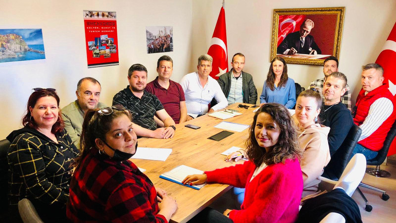 Didim Rumeli Kültür Derneği Yönetim Kurulu genel kurul sonrası ilk toplantısını yaptı