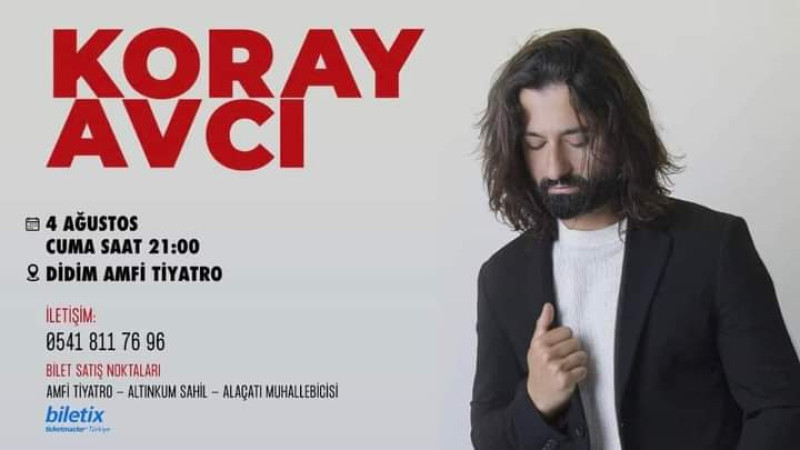 Video - Koray Avcı Didim Amfi Tiyatroda sahne alacak