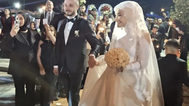 Maşallah Subaşı’nın kızı Rabia, Ahmet Öztürk ile evlendi