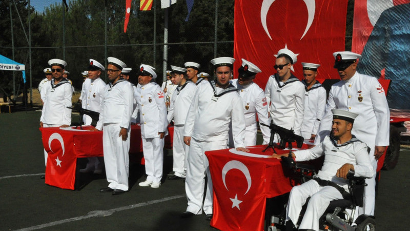 Didim'de özel denizci askerlere yemin töreni 