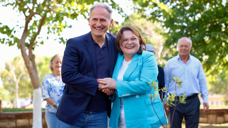 DİDİM VE LAUBACH DOSTLUĞU ANLAMLI BİR SİMGE İLE TAÇLANDI