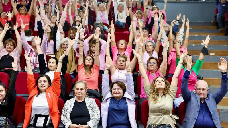 Meme kanseri etkinliğine Didimli kadınlardan ilgi