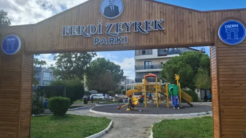 Didim’deki Ferdi Zeyrek Parkı açılışa hazır