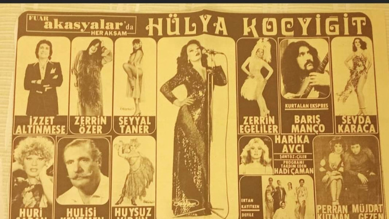 Nostaljik afişlerdeki isimlerin dünü, bugünü