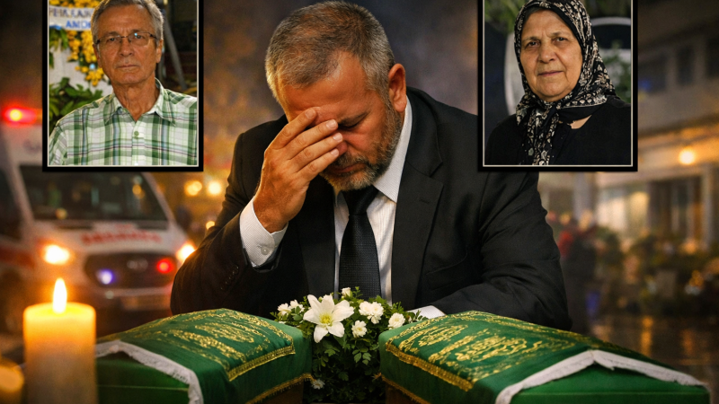 Şakir Kır, aynı gün hem annesini hem babasını kaybetti