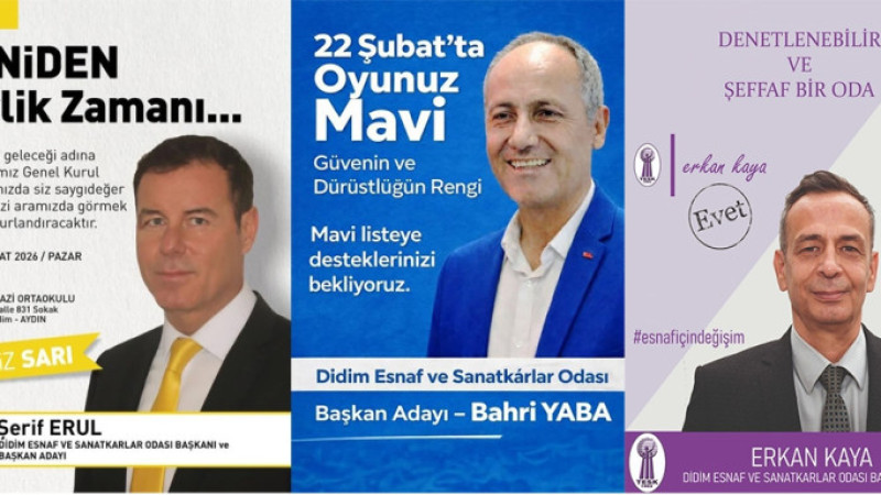 Esnaf Odası seçimi Didim'in tamamını ilgilendiriyor