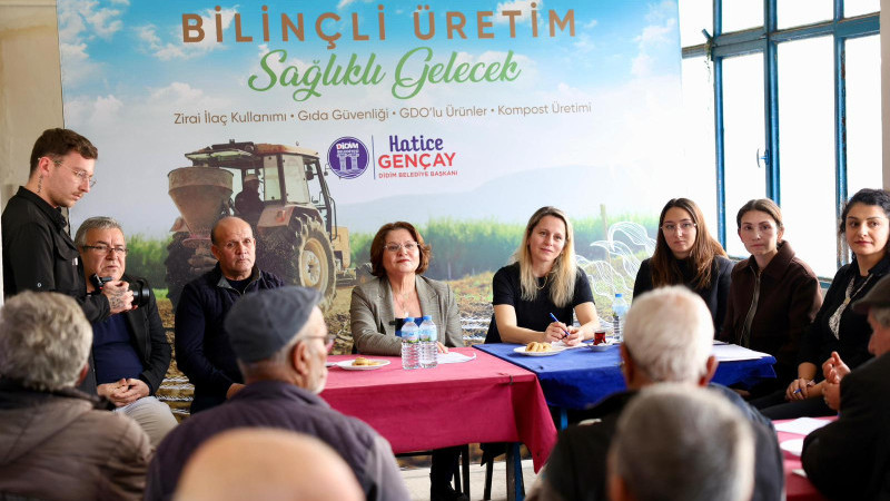 DİDİM’DE 'BİLİNÇLİ ÜRETİM, SAĞLIKLI GELECEK' EĞİTİM PROGRAMI BAŞLADI