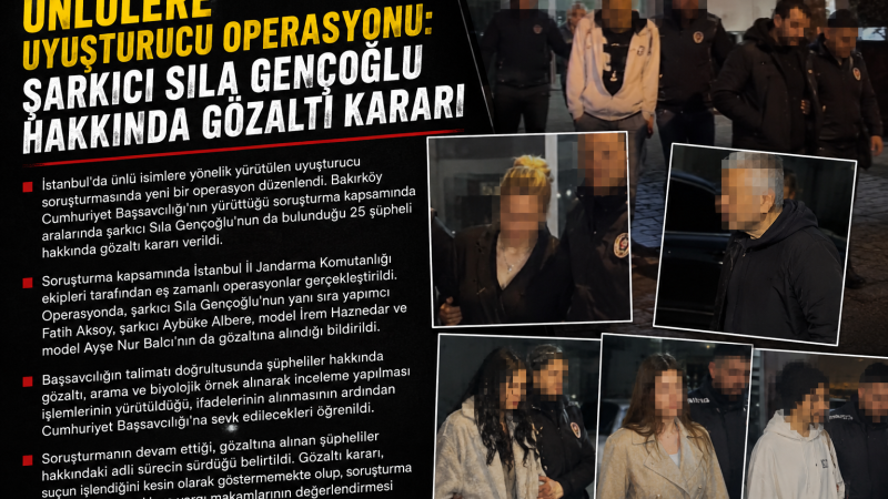 Şarkıcı Sıla Gençoğlu Hakkında Gözaltı Kararı