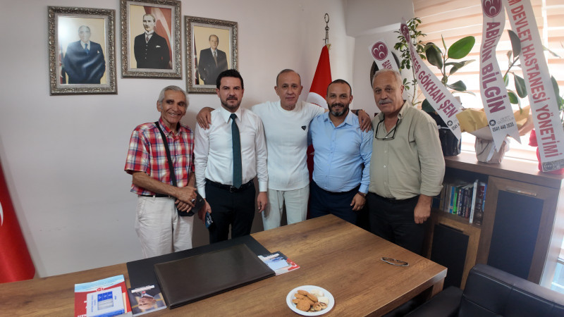Abidin Bilgin MHP Didim İlçe Teşkilatı'nı Ziyaret Etti