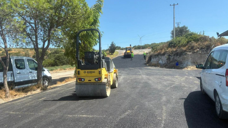 Taşburun Limanı’nda Yol ve Tören Alanı Düzenlendi
