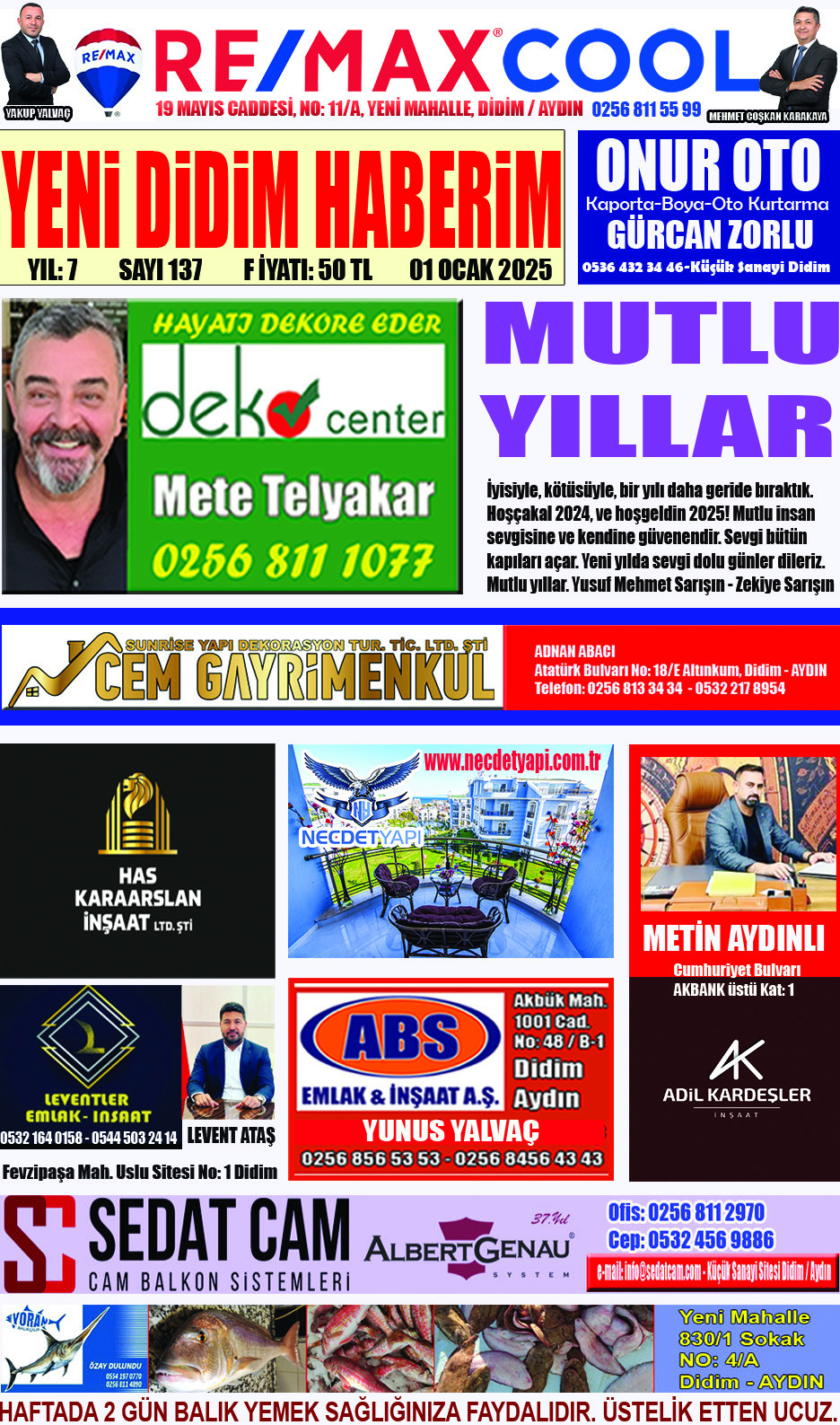 Yeni Didim Haberim Yılbaşı Özel Sayısı