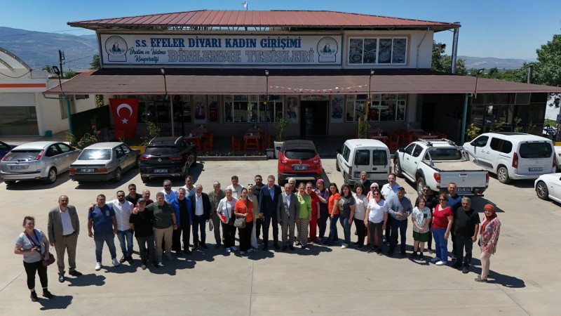 Efeler Diyarı Kadın Kooperatifi Ege Basınını ağırladı