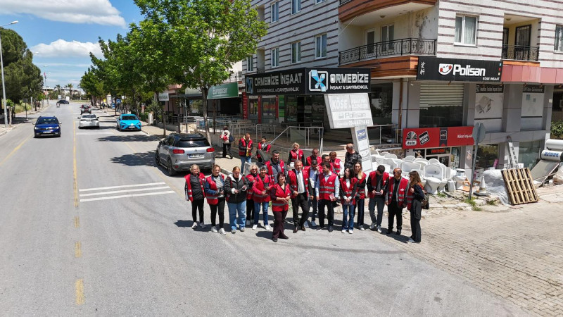 CHP Didim Tam Kadro Olarak Sahaya İndi